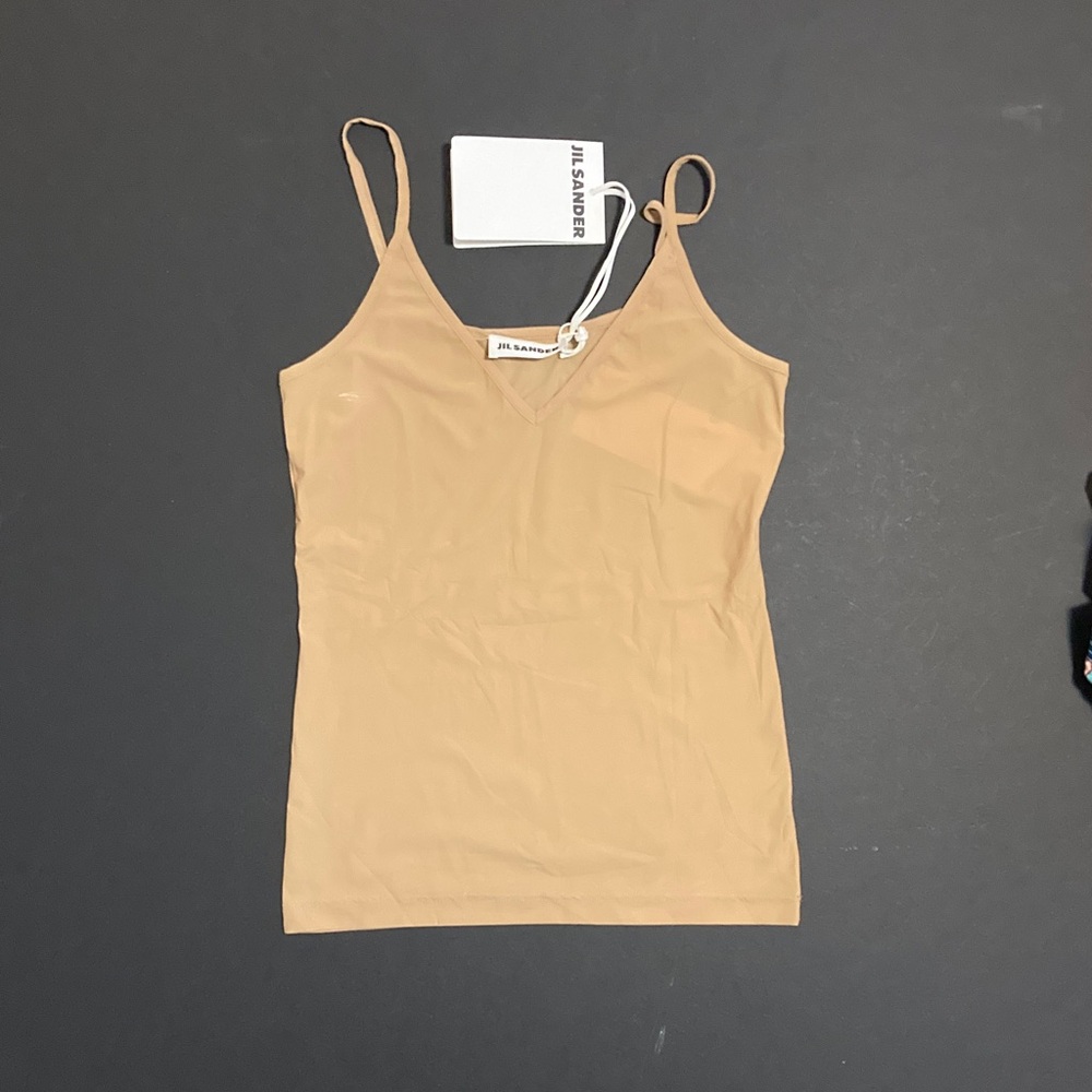Jil Sander Beige Camisole Top